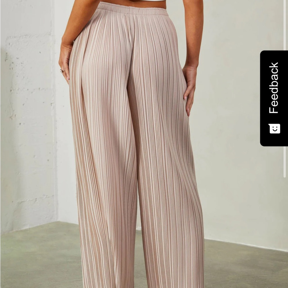 Vici Beige Striped Set - Picture 2 of 5
